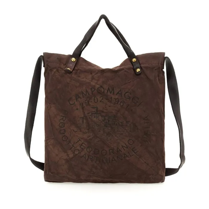 WomenMen Genziana Brown Campomaggi ShoppersTote Bags