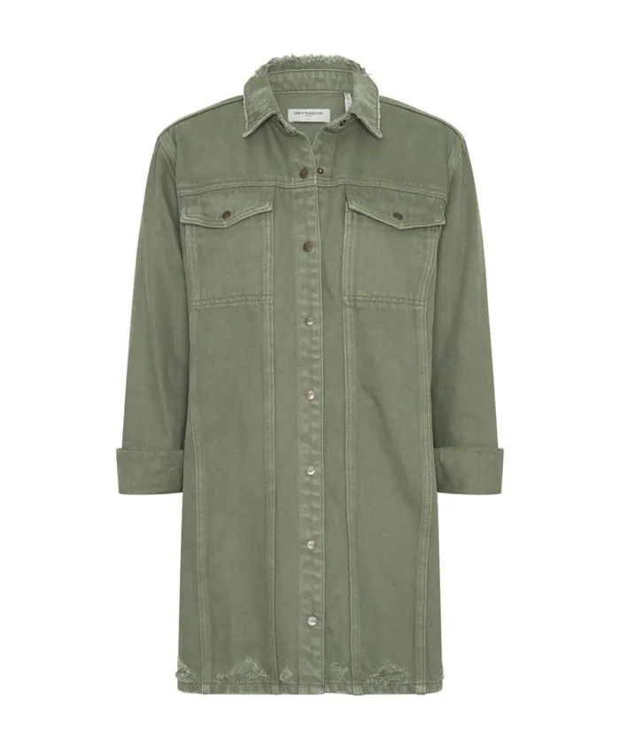 Women MILITARY KHAKI TRUCKER SHIRT DRESS One Teaspoon Denim Dresses Women MILITARY KHAKI TRUCKER SHIRT DRESS One Teaspoon Denim Dresses