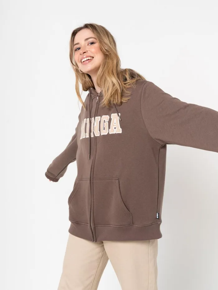 Women Minga London Jackets and Cardigans Minga Logo Zip Up Hoodie