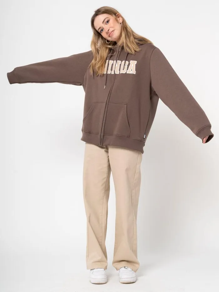 Women Minga London Jackets and Cardigans Minga Logo Zip Up Hoodie