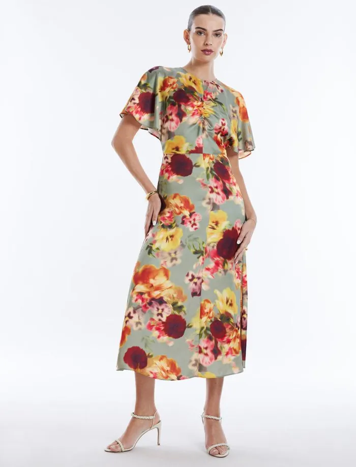 Women Noa Midi Dress Floral Daze BCBG Dresses