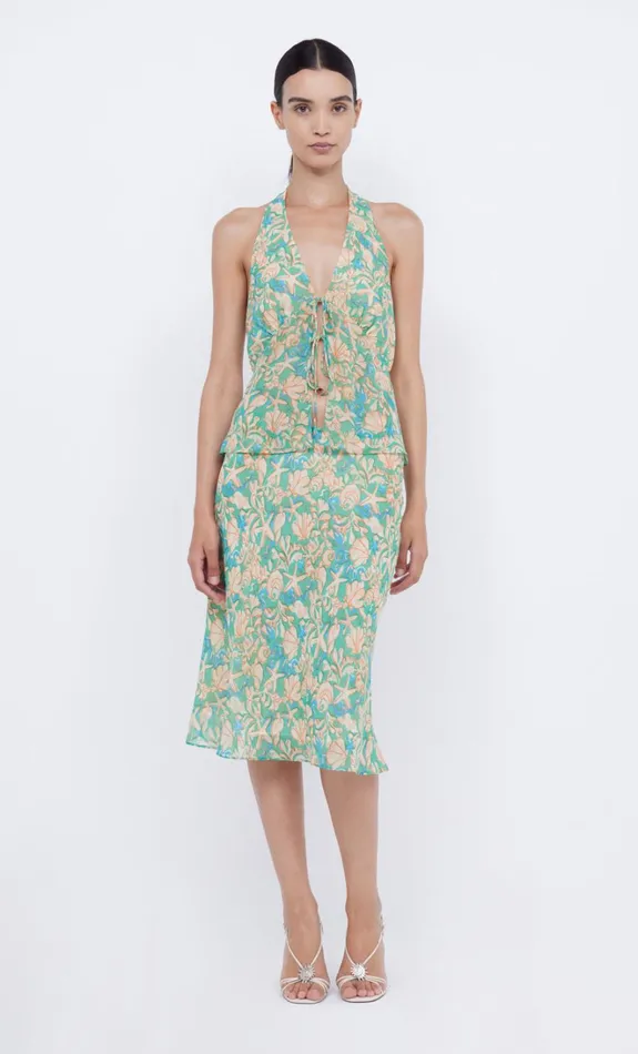 Women OASIS BIAS MIDI SKIRT 8211 UNDER THE SEA Bec Bridge Skirts
