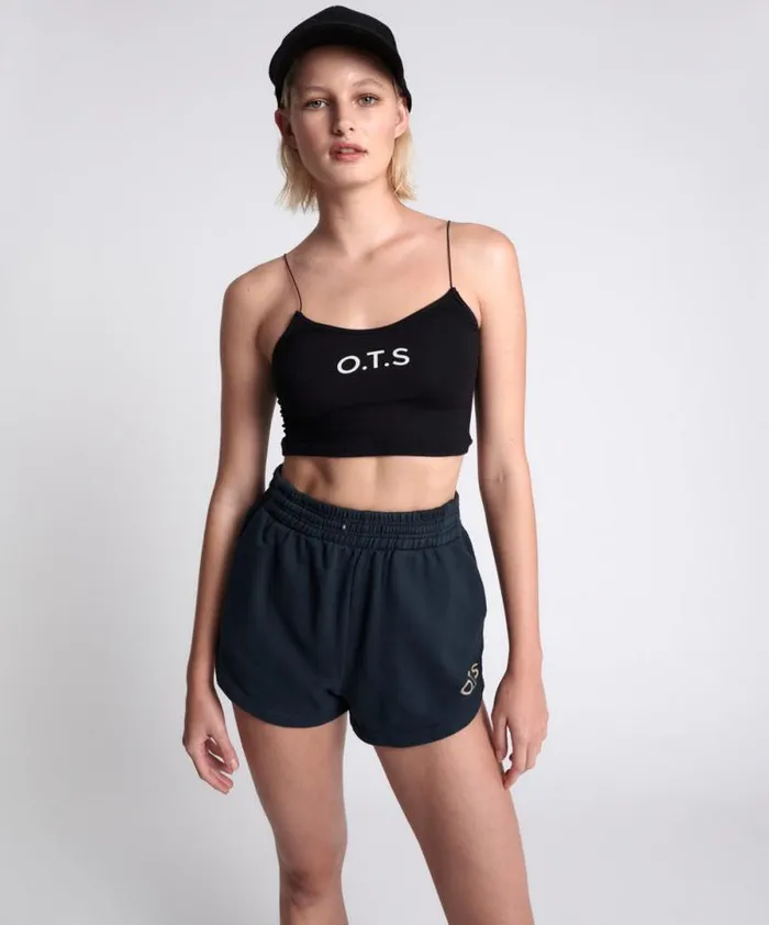Women OTS HIGH WAIST HUSTLE SHORTS BLACK One Teaspoon Bottoms