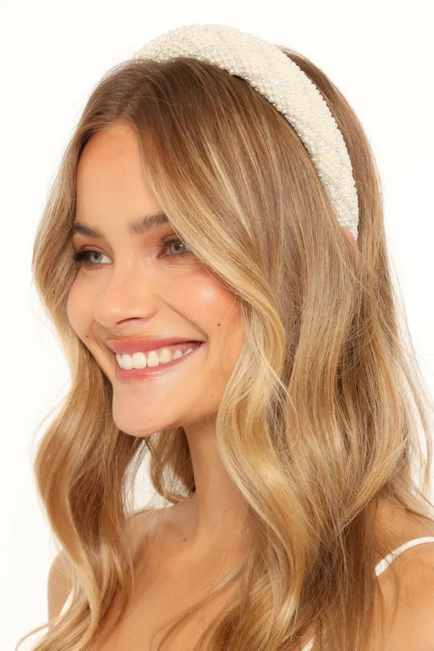 Women Petal and Pup Leah Headband Pearl Hair Accessories