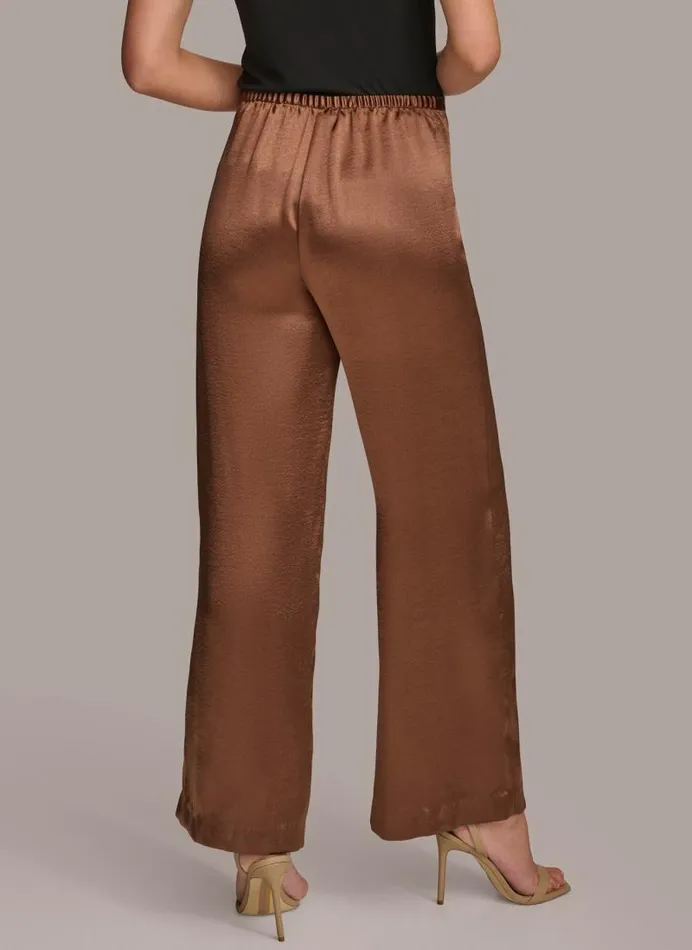 Women PULLON SATIN TROUSER Canyon Donna Karan New York Pants Women PULLON SATIN TROUSER Canyon Donna Karan New York Pants