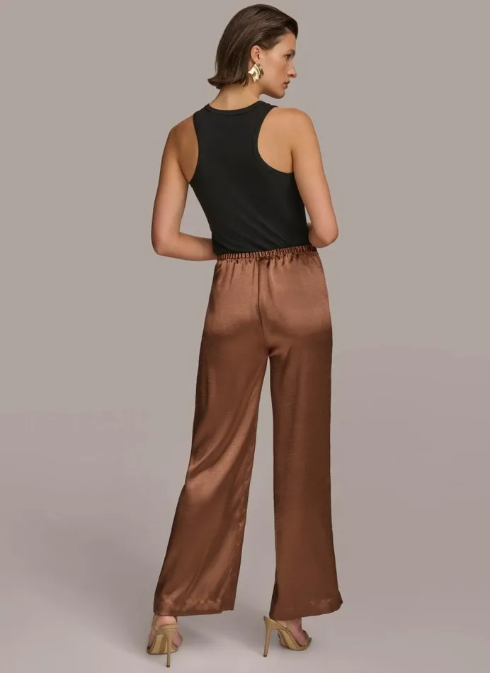 Women PULLON SATIN TROUSER Canyon Donna Karan New York Pants Women PULLON SATIN TROUSER Canyon Donna Karan New York Pants