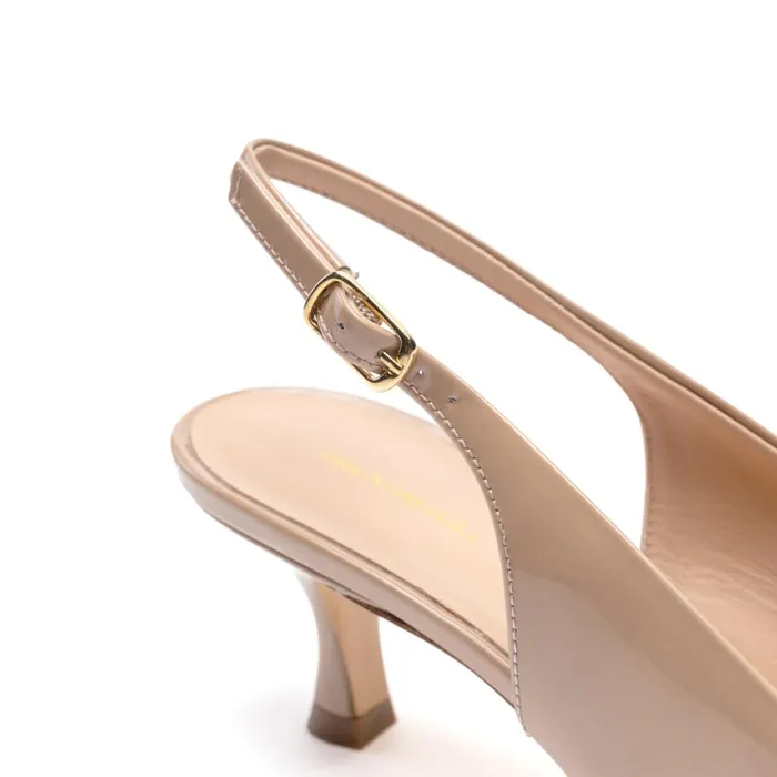 Women Pumps Bruno Magli Palerma Slingback Pump Biscuit Patent