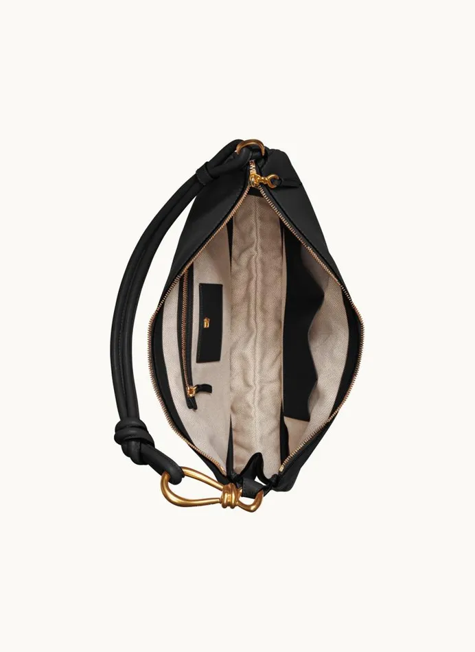 Women ROSLYN LARGE HOBO Blackgold Donna Karan New York Shoulder And Hobo Bags Women ROSLYN LARGE HOBO Blackgold Donna Karan New York Shoulder And Hobo Bags