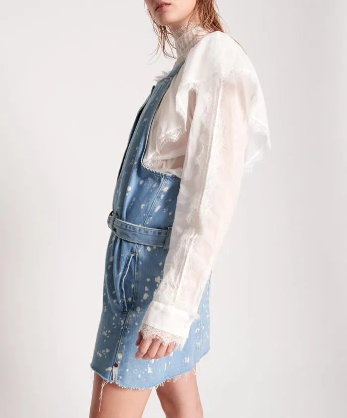 Women ROYAL SALT DENIM PINI DRESS One Teaspoon Midi and Maxi Dresses Women ROYAL SALT DENIM PINI DRESS One Teaspoon Midi and Maxi Dresses