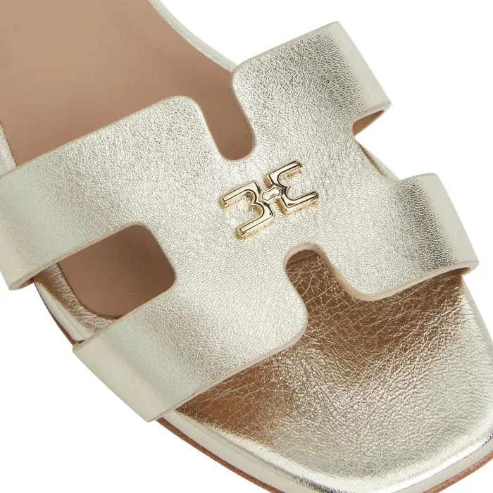 Women Sandals and Slides Bruno Magli FINA Single Band Sandal GOLD METALLIC