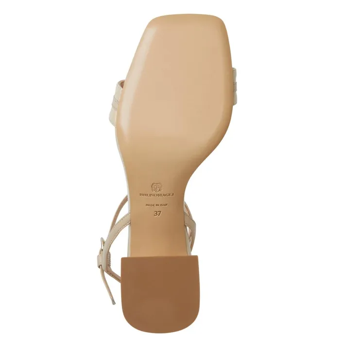 Women Sandals and Slides Bruno Magli PHOEBE Sandal BEIGE PATENT