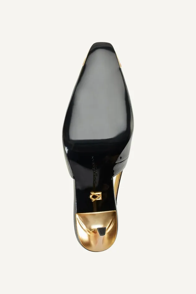 Women SAVITA SLINGBACK PUMP Black Donna Karan New York Heels And Wedges Women SAVITA SLINGBACK PUMP Black Donna Karan New York Heels And Wedges