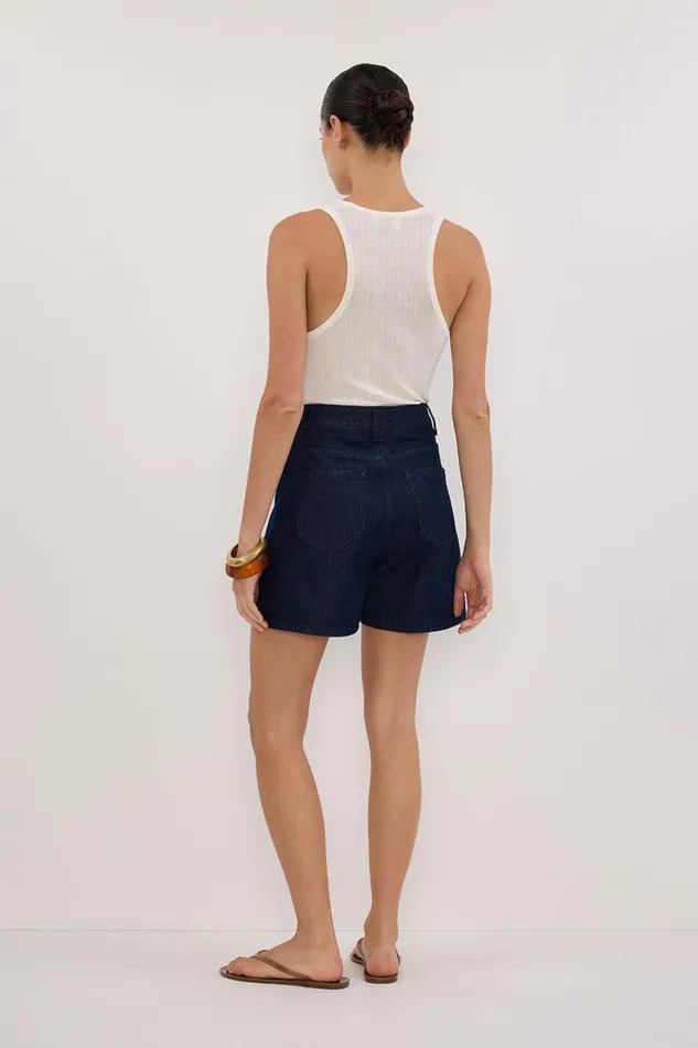 Women Shorts DISSH FINN INDIGO DENIM SHORT