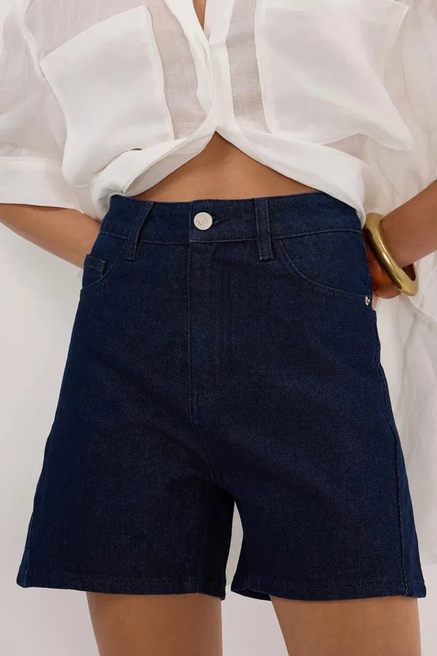 Women Shorts DISSH FINN INDIGO DENIM SHORT