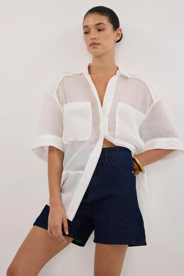 Women Shorts DISSH FINN INDIGO DENIM SHORT