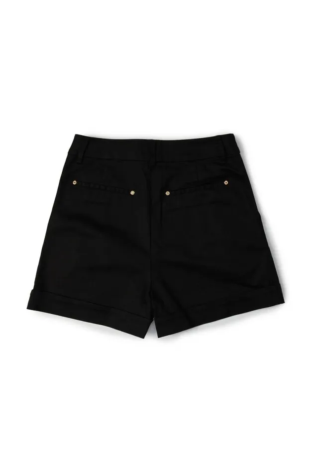 Women Shorts Holland Cooper Amoria Tailored Short Black Women Shorts Holland Cooper Amoria Tailored Short Black