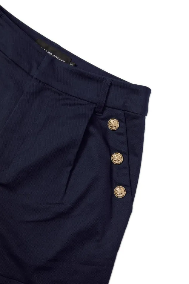 Women Shorts Holland Cooper Amoria Tailored Short Ink Navy Women Shorts Holland Cooper Amoria Tailored Short Ink Navy
