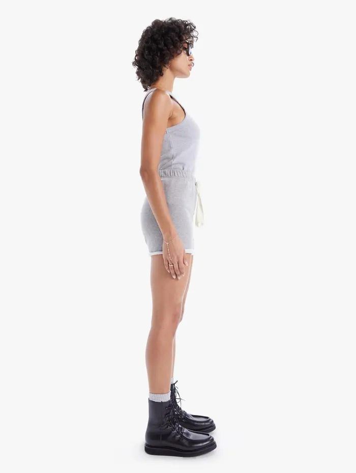Women Shorts Mother Denim The Bender Short Fray Open Grey