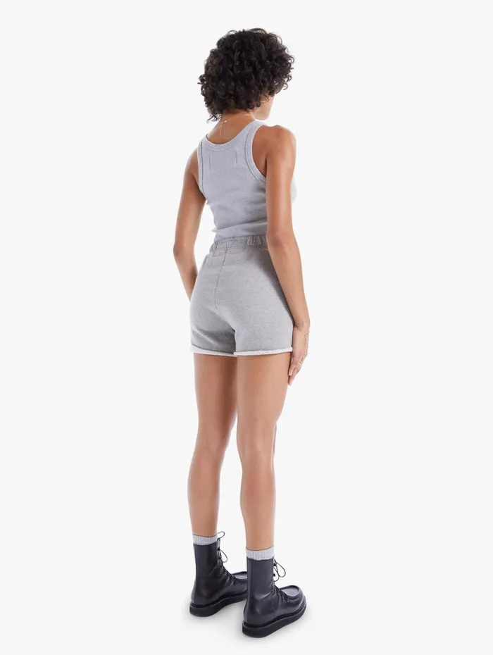 Women Shorts Mother Denim The Bender Short Fray Open Grey