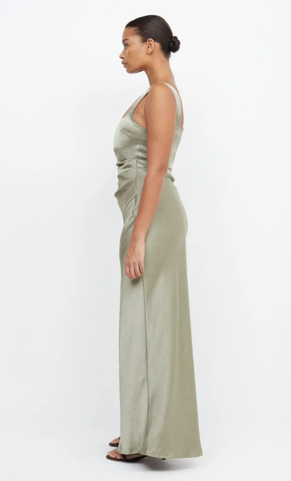 Women THE DREAMER SQUARE NECK DRESS 8211 SAGE Bec Bridge Maxi Dresses