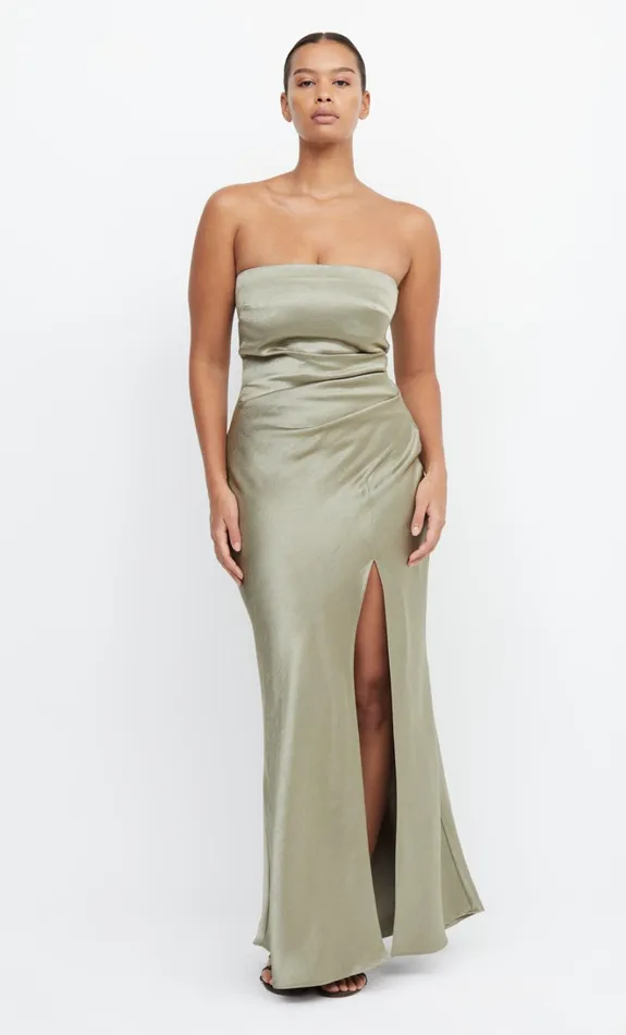 Women THE DREAMER STRAPLESS DRESS 8211 SAGE Bec Bridge Bridesmaid Dresses