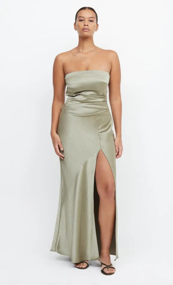 Women THE DREAMER STRAPLESS DRESS 8211 SAGE Bec Bridge Bridesmaid Dresses