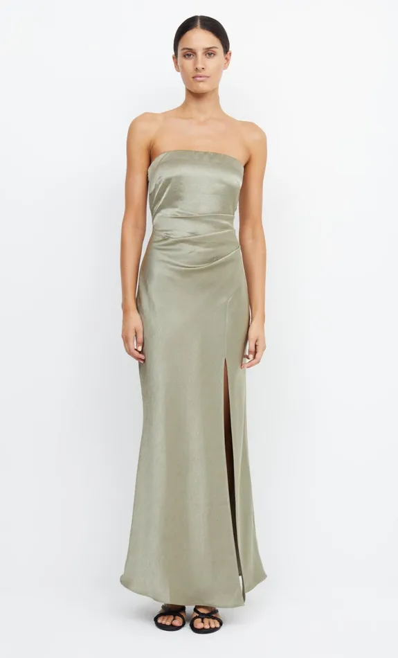 Women THE DREAMER STRAPLESS DRESS 8211 SAGE Bec Bridge Bridesmaid Dresses