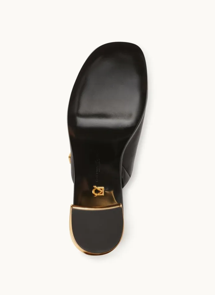 Women TINLEY PEEP TOE MULE Black Donna Karan New York Heels And Wedges Women TINLEY PEEP TOE MULE Black Donna Karan New York Heels And Wedges