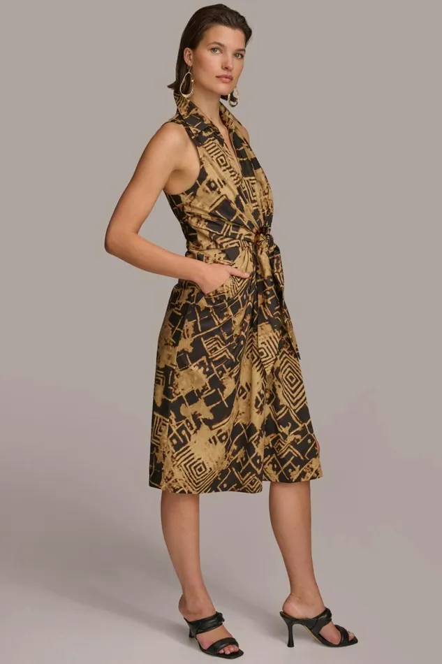 Women TORTOISE HARDWARE KNOT DRESS Blackfawn Donna Karan New York Dresses And Jumpsuits Women TORTOISE HARDWARE KNOT DRESS Blackfawn Donna Karan New York Dresses And Jumpsuits