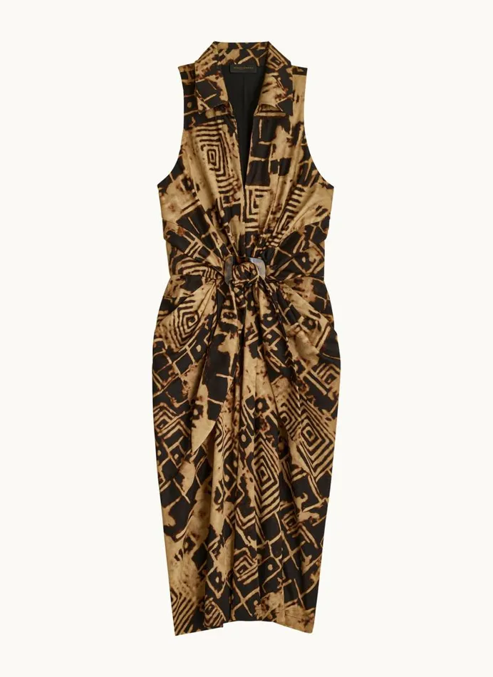 Women TORTOISE HARDWARE KNOT DRESS Blackfawn Donna Karan New York Dresses And Jumpsuits Women TORTOISE HARDWARE KNOT DRESS Blackfawn Donna Karan New York Dresses And Jumpsuits