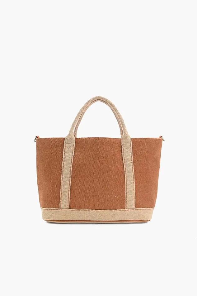 Women Totes America and Beyond Artisan Embellished Earthy Tote Bag
