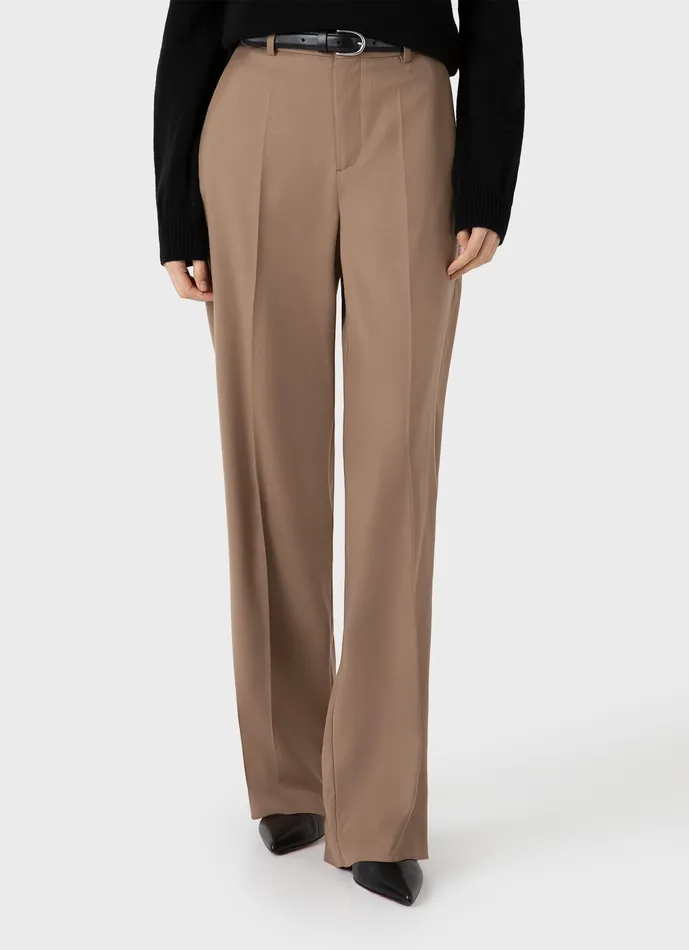 Women ussunspel Wool Flannel Trouser Light Camel Pants Women ussunspel Wool Flannel Trouser Light Camel Pants