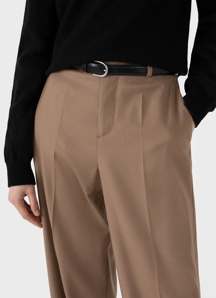 Women ussunspel Wool Flannel Trouser Light Camel Pants Women ussunspel Wool Flannel Trouser Light Camel Pants
