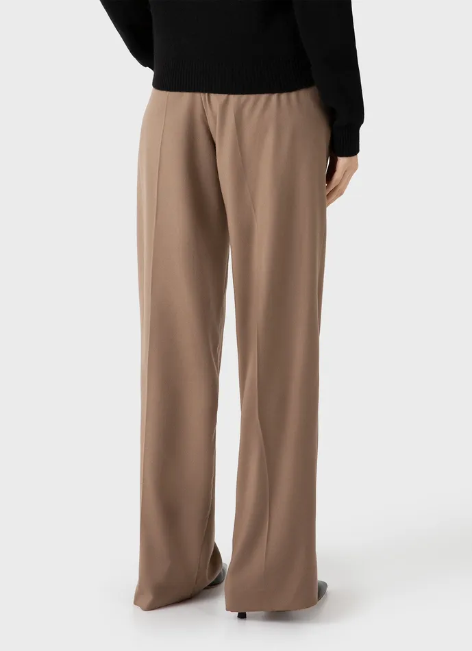 Women ussunspel Wool Flannel Trouser Light Camel Pants Women ussunspel Wool Flannel Trouser Light Camel Pants