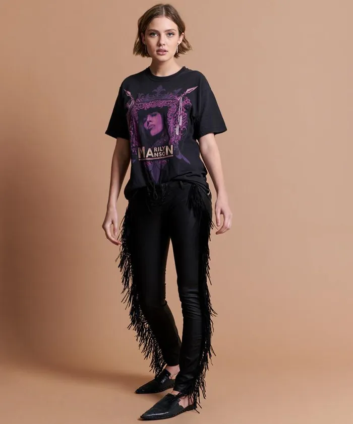 Women VEGAN FADED LOVE PANTS One Teaspoon Bottoms Women VEGAN FADED LOVE PANTS One Teaspoon Bottoms