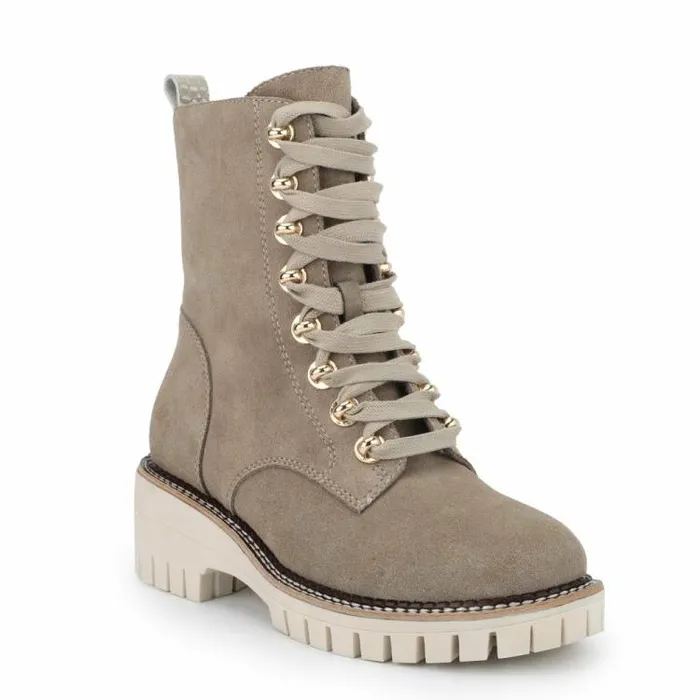 Women Vintage Havana Boots Booties BANKER 8211 TAUPE Taupe