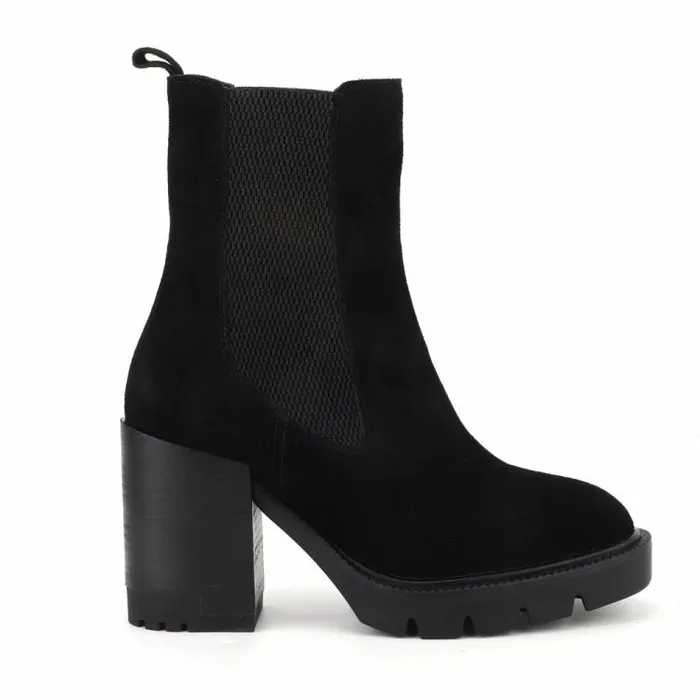 Women Vintage Havana Boots Booties BRAYTON 8211 BLACK Black