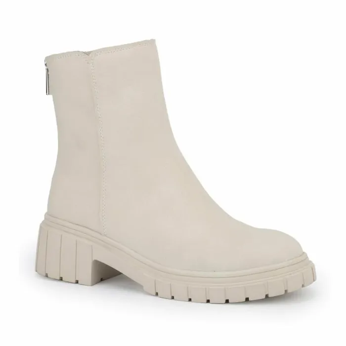 Women Vintage Havana Boots Booties BRYAN 8211 STONE Stone