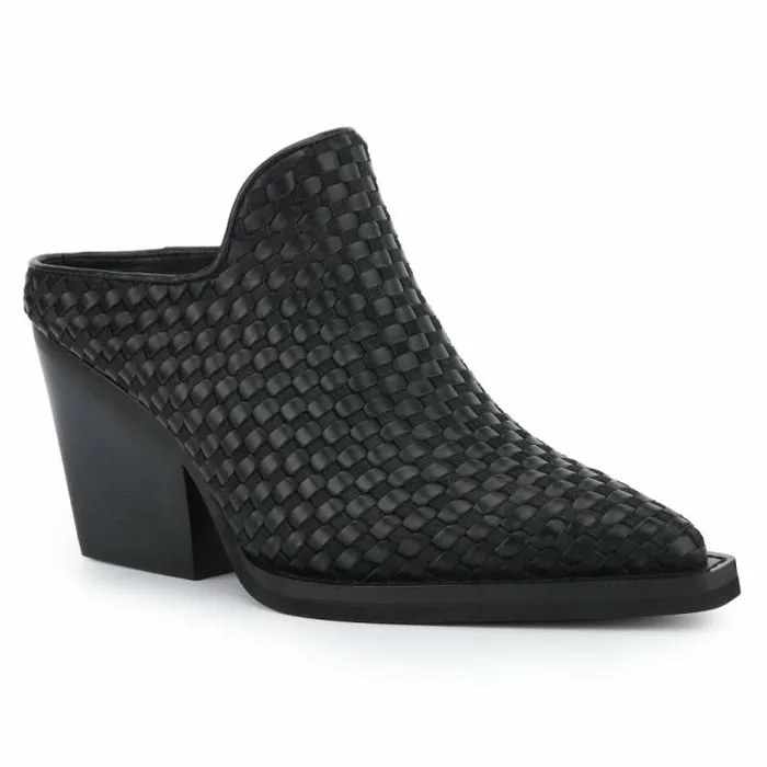 Women Vintage Havana Boots Booties DANTE 8211 BLACK WOVEN Black Woven