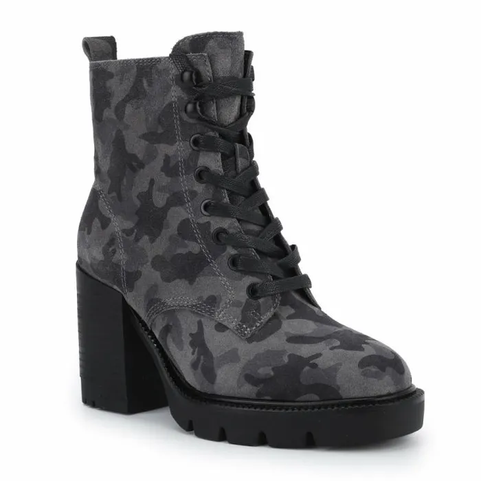 Women Vintage Havana Boots Booties WESTBURRY 8211 BLACK CAMO Black Camo