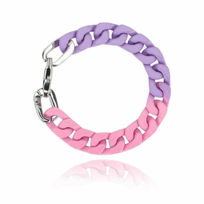 Women Vintage Havana Bracelets DOUBLE DIP BRACELET PURPLEPINK