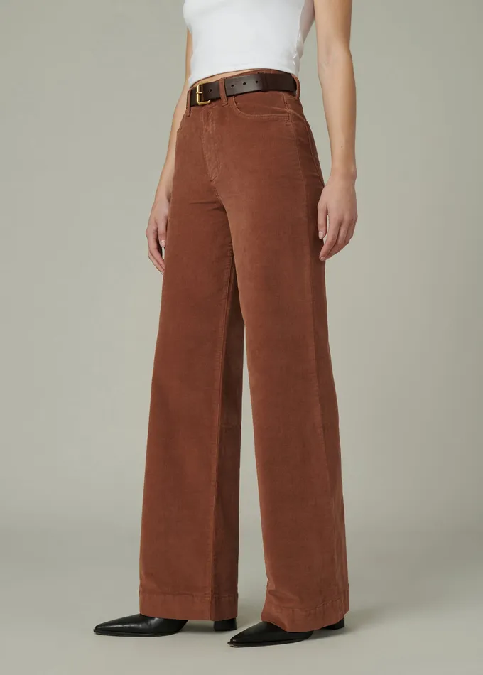 Women Wide Leg Joe8217s Jeans THE MIA Cambridge Brown