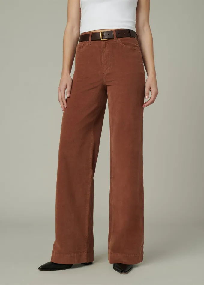 Women Wide Leg Joe8217s Jeans THE MIA Cambridge Brown