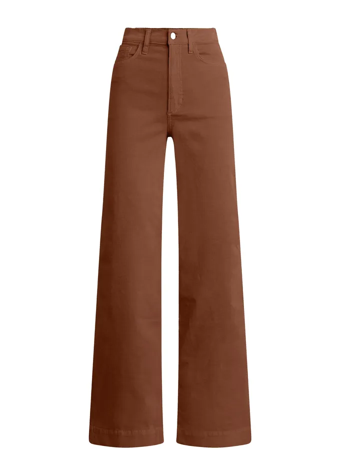 Women Wide Leg Joe8217s Jeans THE MIA Cambridge Brown