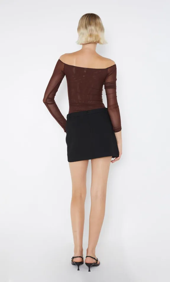 Women WILDER WRAP MINI SKIRT 8211 BLACK Bec Bridge Skirts
