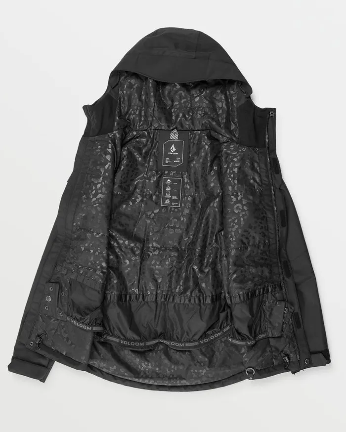 Womens Bolt Insulated Jacket 8211 Black Womens Volcom Jackets