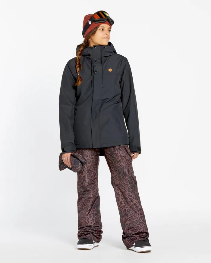 Womens Bolt Insulated Jacket 8211 Black Womens Volcom Jackets