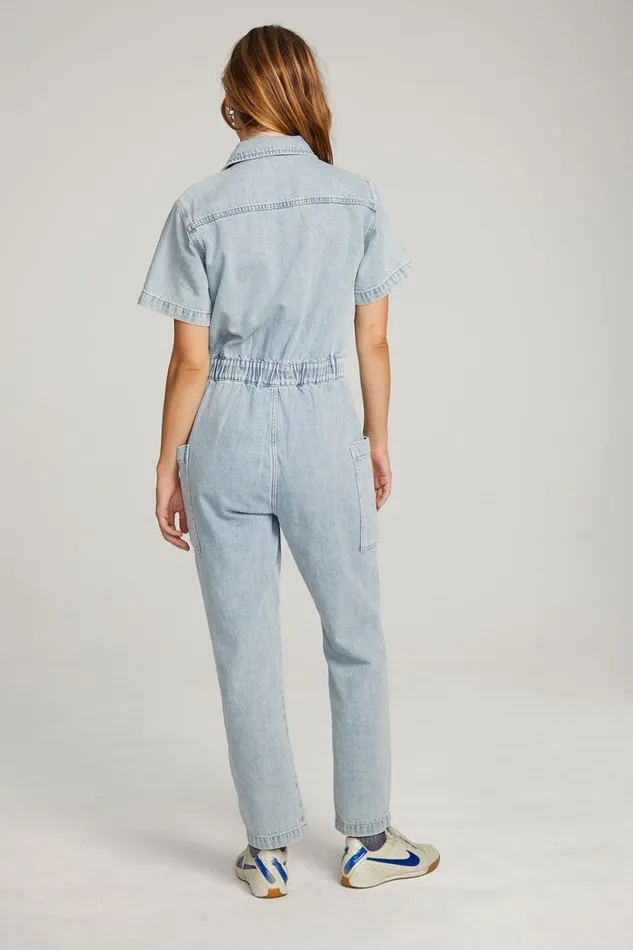 Womens Chaser Brand Bottoms Ashland Classic Blue Jumpsuit