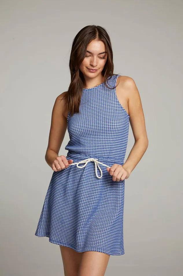 Womens Chaser Brand Dresses Delray Cobalt Blue Mini Dress