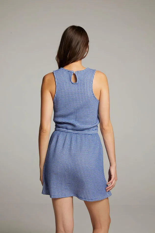 Womens Chaser Brand Dresses Delray Cobalt Blue Mini Dress